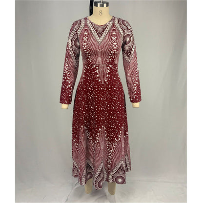 Long sleeve maxi dress