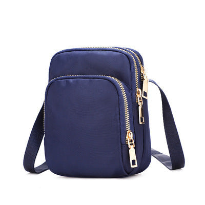 Mini Vertical Nylon Crossbody Phone Bag
