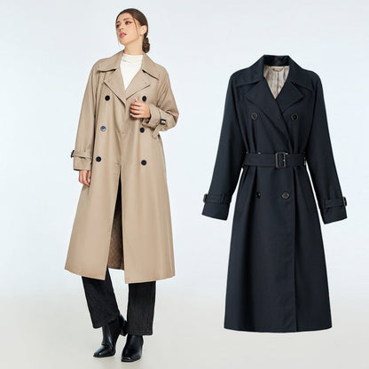 Trench Autumn And Winter Women's Mid-length High-grade Sense Petite Coats