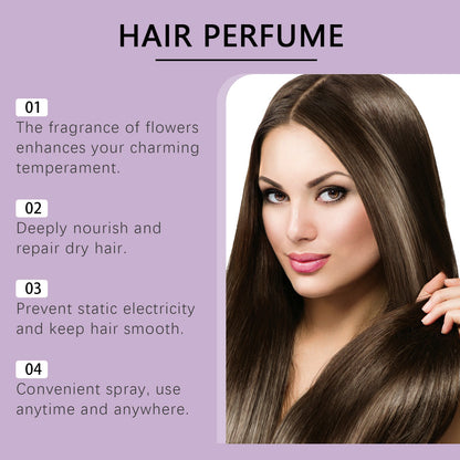 Moisturizing Hair Moisturizing Floral Fragrance Female Hair Care Perfume Spray