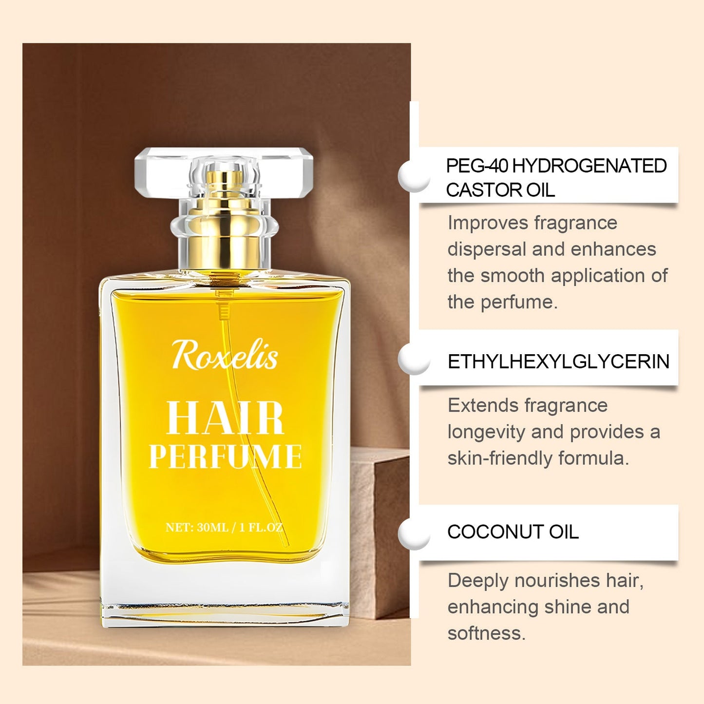 Floral Female Perfume Spray Moisturizing Hair