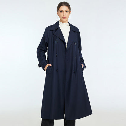 Trench Autumn And Winter Women's Mid-length High-grade Sense Petite Coats